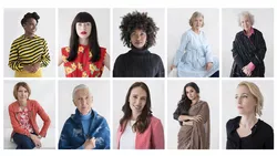 [Translate to en:] Werbeplakat für die Ausstellung <i>200 Women</i>. Foto: © 2017 Kieran E. Scott