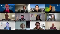 Screenshot of the speakers at the German Brazilian Digital Education Forum 2021