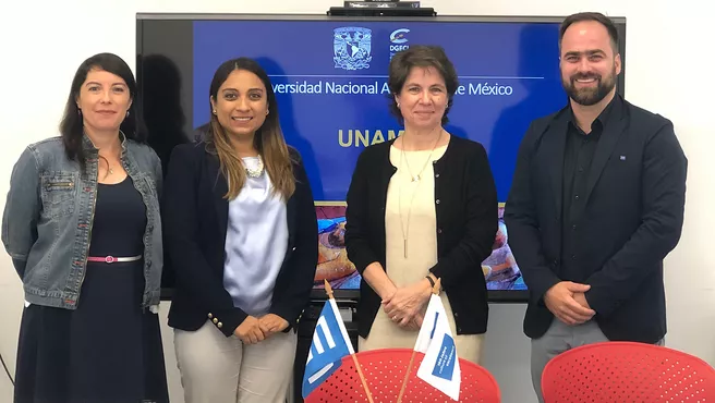 Vertreter der TUM treffen Kollegen des International Office der Universidad Nacional Autónoma de México