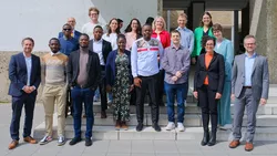 Project supervisors and participants of the second TUM.Africa Talent cohort during the Welcome Days in April 2024 at TUM