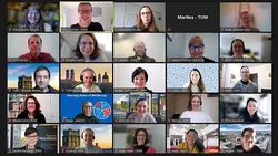 Screenshot of the participants of the second virtual Montgelas Workshop