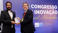 In 2018, the TUM start-up SoilSpy won the German-Brazilian Innovation award in the category 'German Start-up'. Photo: AHK São Paulo