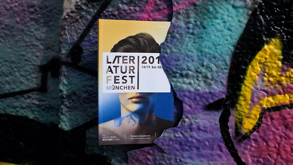 Plakat zum Literaturfest München 2018