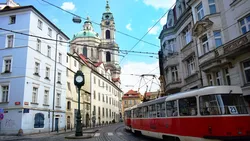 Straßenbahn in der Prager Innenstadt