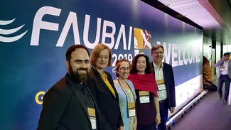 Speakers at the Panel on European Innovation Centers at the annual meeting of FAUBAI in Belém