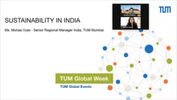 Infoslide on the TUM Mumbai sustainability event at the TUM Global Week 2021