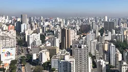 Blick auf São Paulo City