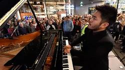 Pianist Yi-Lin-Jiang at the Munich Festspielnacht 2018. 