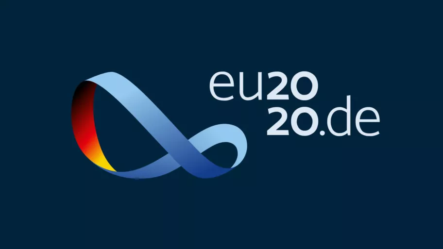 Logo of the German EU Presidency 2020