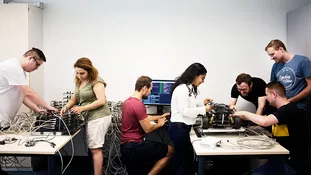 International student group of TUM during project work