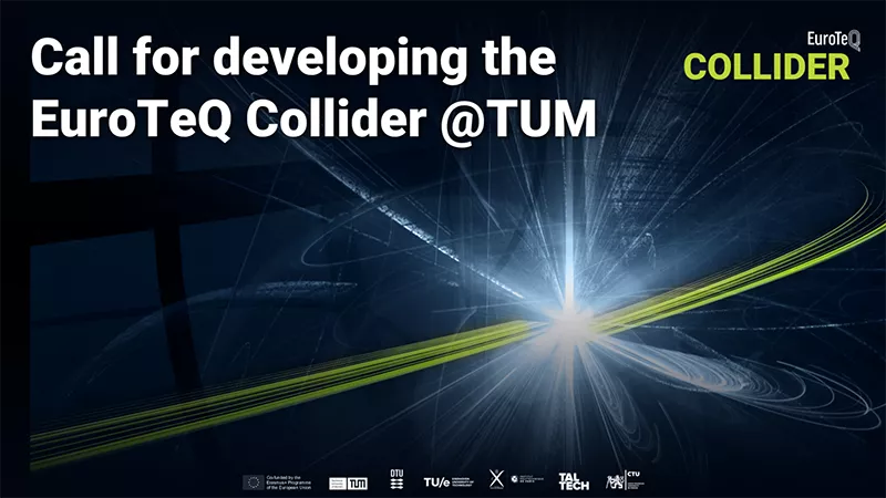 Visual zur EuroTeQ Collider-Ausschreibung im Dezember 2021