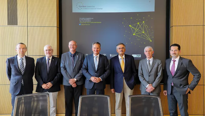 The seven leaders of the EuroTech partners