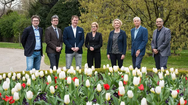 Die Mitglieder des EuroTech Krebsforschungs-Think Tanks in Brüssel.