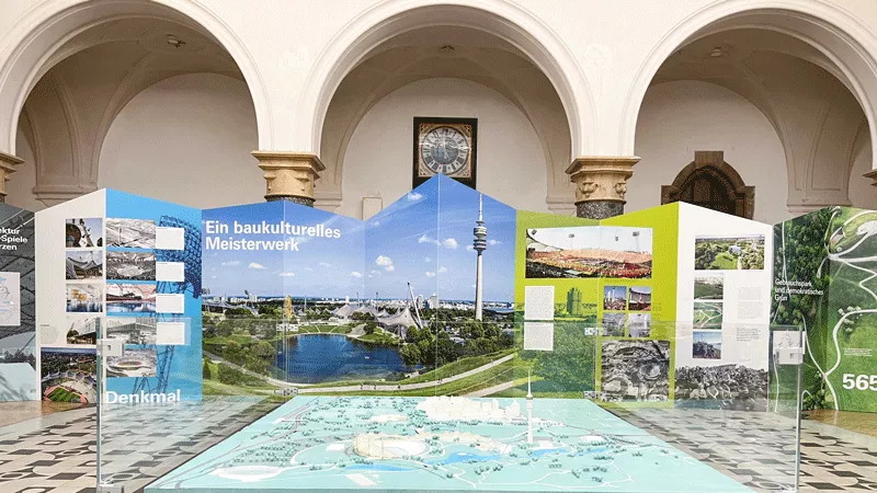 Exhibition 50 Years of the Olympic Park in Munich's Rathausgalerie