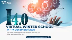 Web banner for the TUM Asia Winter School 2020