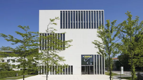 Exterior view of the Munich Documentation Center for the History of National Socialism