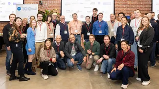 Participants at the TUM SF New Year's reception 