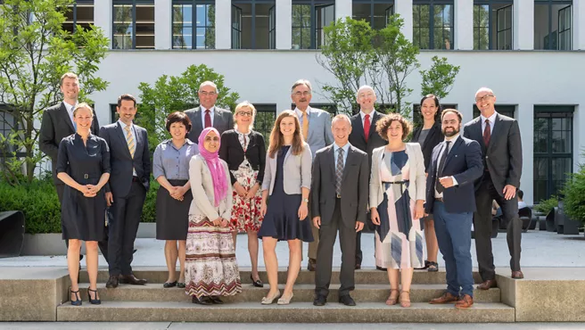 Members of the TUM Board of Management with representatives of the International Center and the Liaison Officers from the TUM Global offices and TUM Asia during TUM Global Week 2019