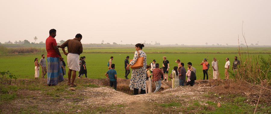 The participants during a field trip