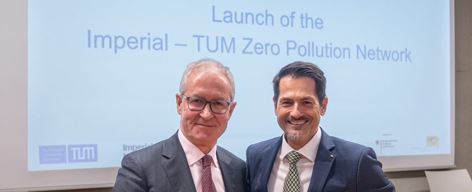 Die beiden Präsidenten beim Delegationsbesuch des Imperial College London im November 2022