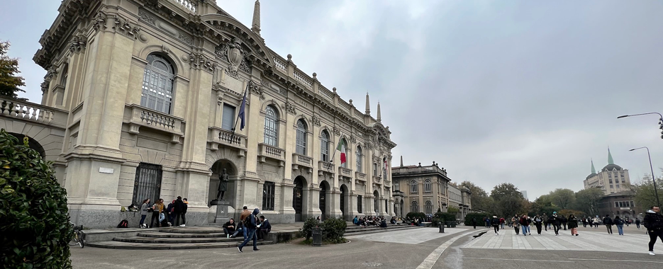 Exterior view of the PoliMi main building