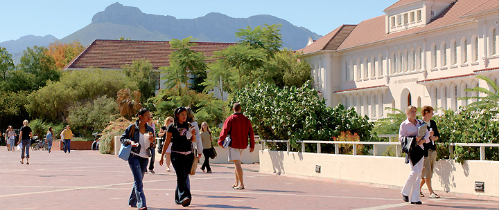 Through Erasmus+ International Dimension TUM offers teaching opportunities all over the world. One of our partner universities is the Stellenbosch University in South Africa. Campus of the Stellenbosch University