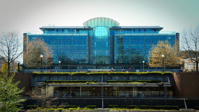 Luftaufnahme vom Campus der UBC